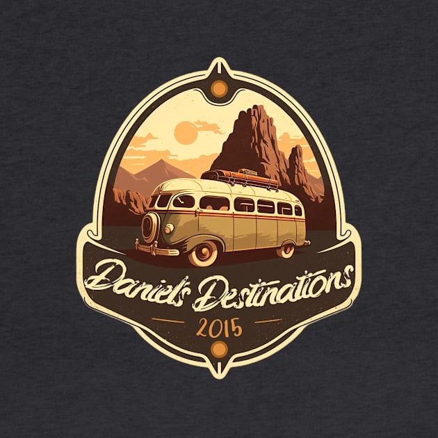 Daniel's Destinations Vintage Logo by Cavsdesign